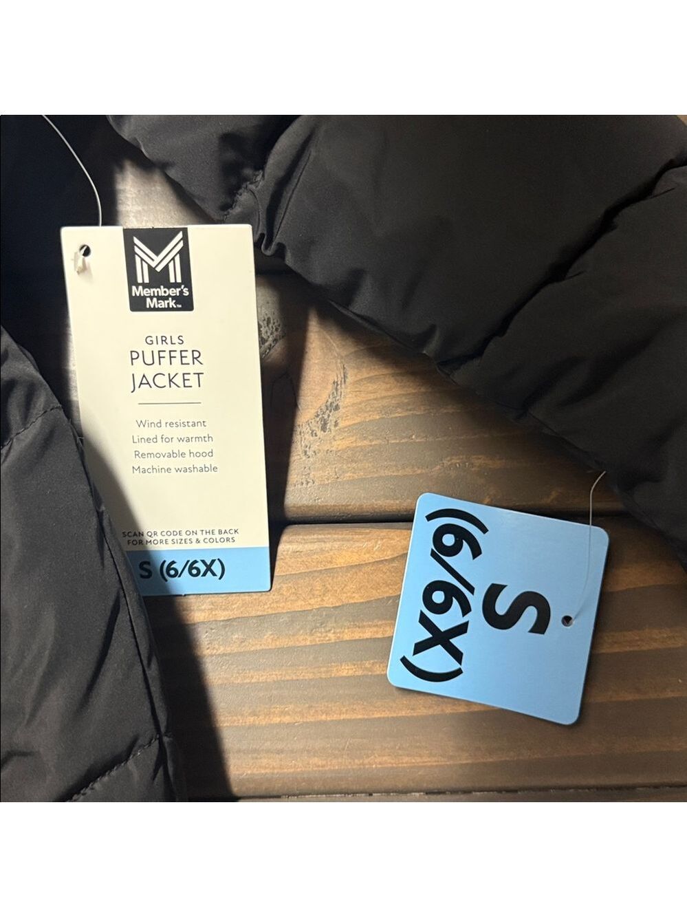 Member's Mark Girls Removable Faux Fur Trim Hood Puffer Jacket S (6/6X) - Picture 5 of 6